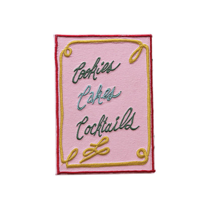 Season's Eatings Handmade Embroidered Fabric Recipe Book Quirks!