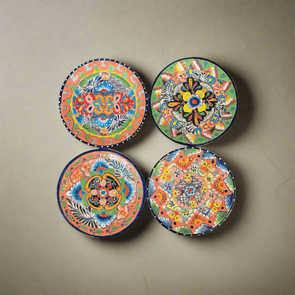 Handmade Talavera 32-Piece Dinnerware Set | Mexican Pottery for 8