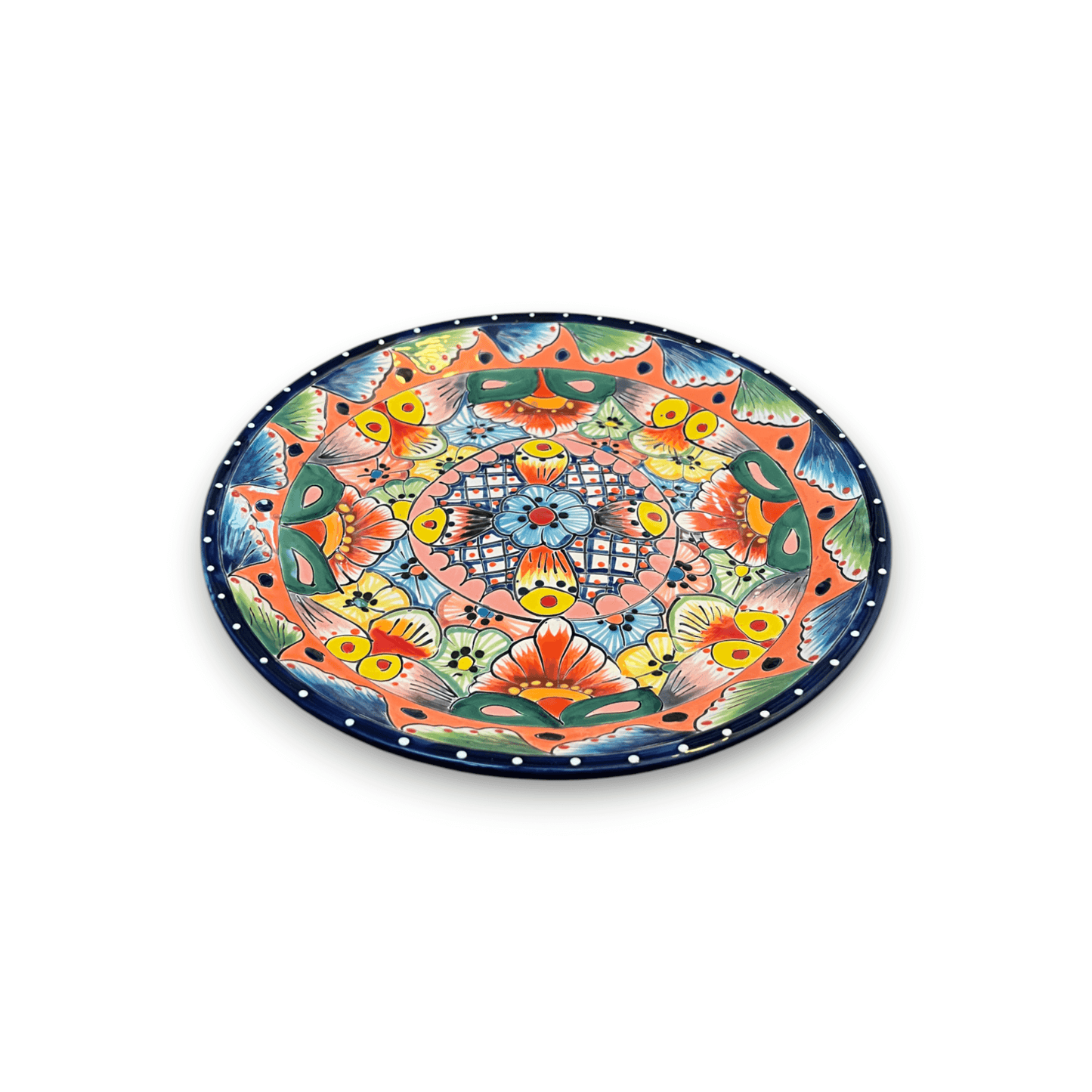 40-Piece Talavera Dinnerware Set | Colorful Tableware for 8