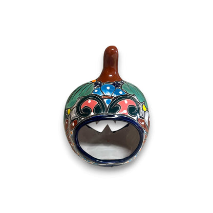 Talavera Jack-O'-Lantern | Colorful Mexican Pumpkin Decor