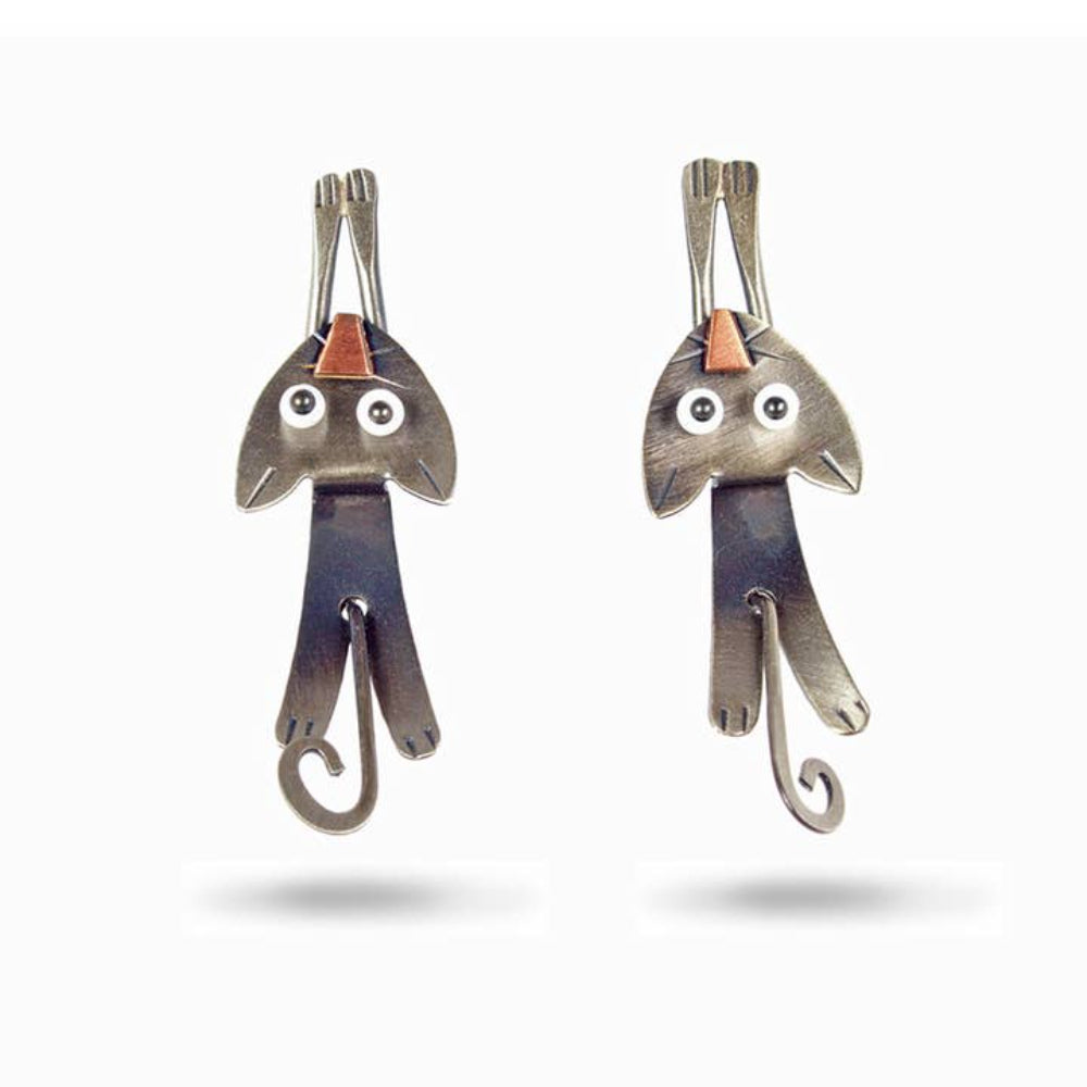 Hang in There Earrings by Chickenscratch Quirks!