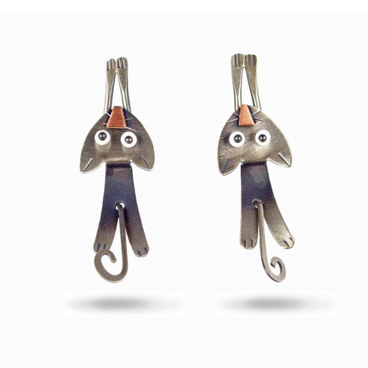 Hang in There Earrings by Chickenscratch Quirks!