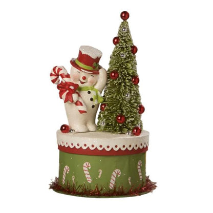 Happy Snowman on Box by Bethany Lowe Designs Quirks!