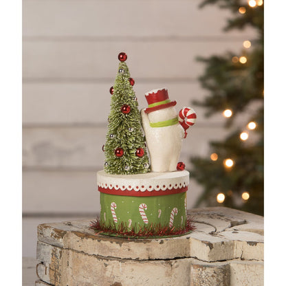 Happy Snowman on Box by Bethany Lowe Designs Quirks!