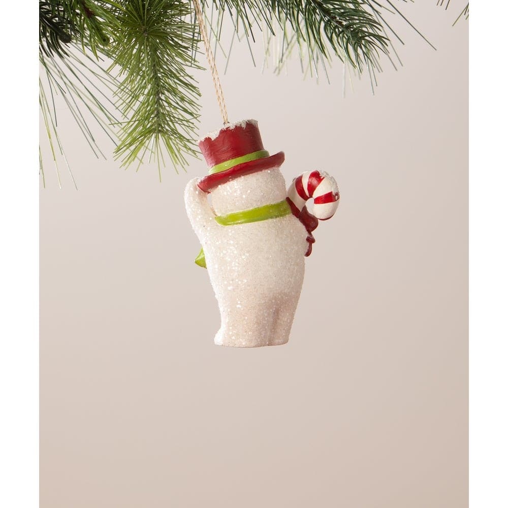 Happy Snowman Ornament by Bethany Lowe Designs