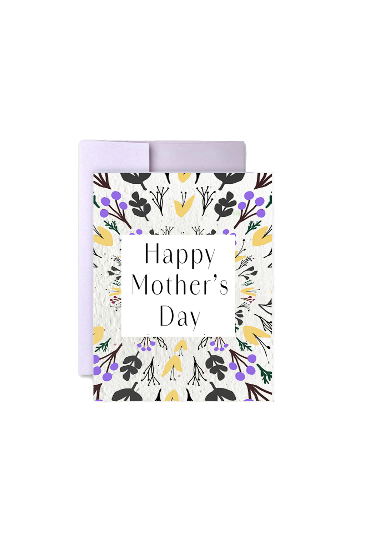 Happy Blossoming Mother Wildflower Seed Paper Card