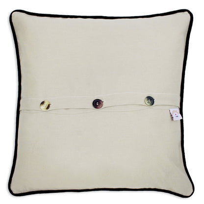 Hawaii Hand-Embroidered Pillow