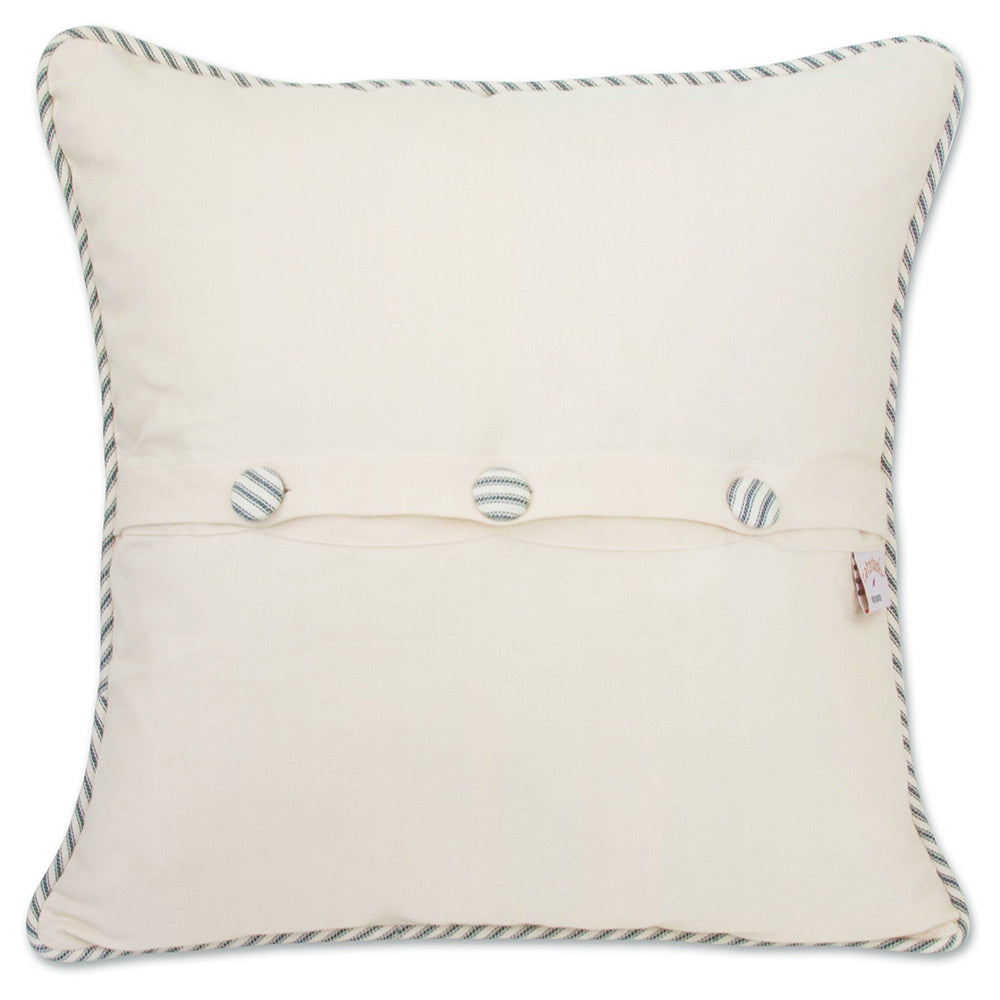 Hilton Head Hand-Embroidered Pillow Quirks!