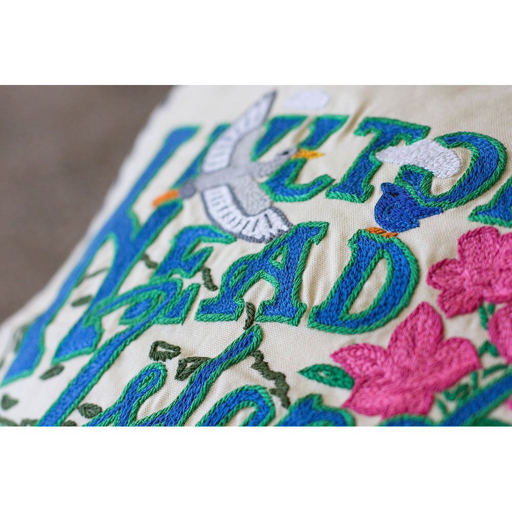 Hilton Head Hand-Embroidered Pillow Quirks!