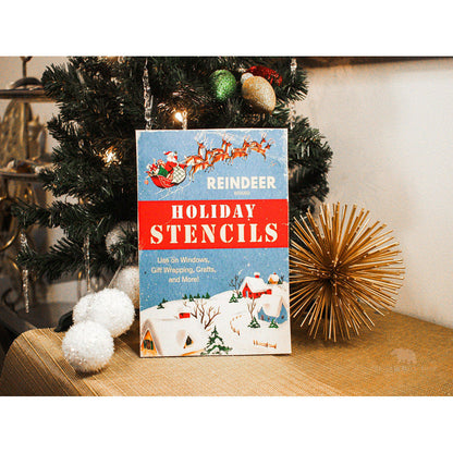 Holiday Stencils Christmas Box Art Wood Cutouts Quirks!