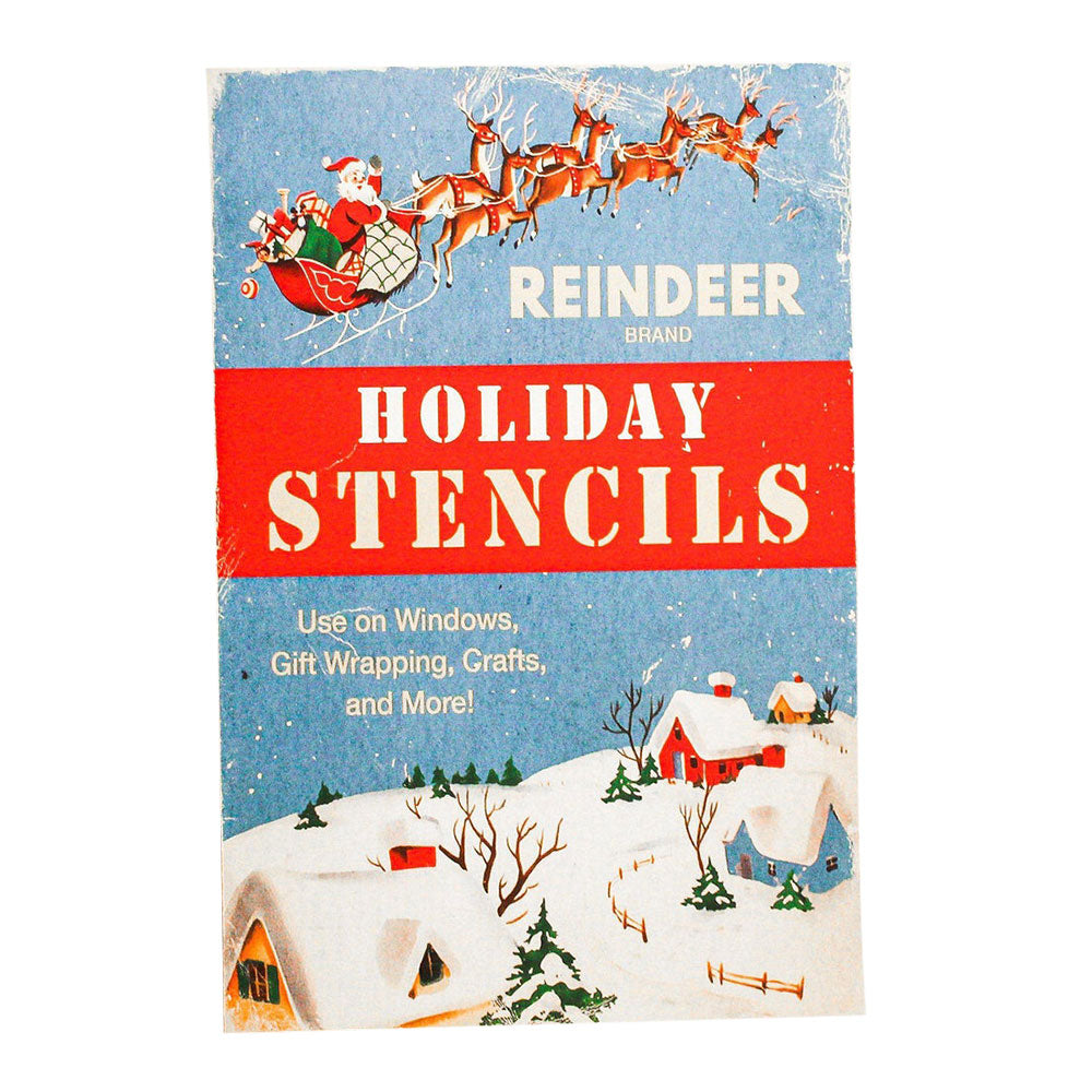 Holiday Stencils Christmas Box Art Wood Cutouts Quirks!