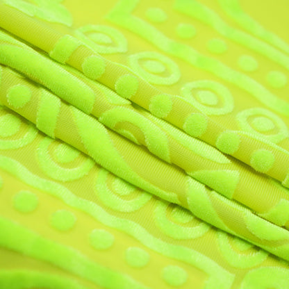 Ice Burnout Stretch Velvet Fabric | Blue Moon Fabrics