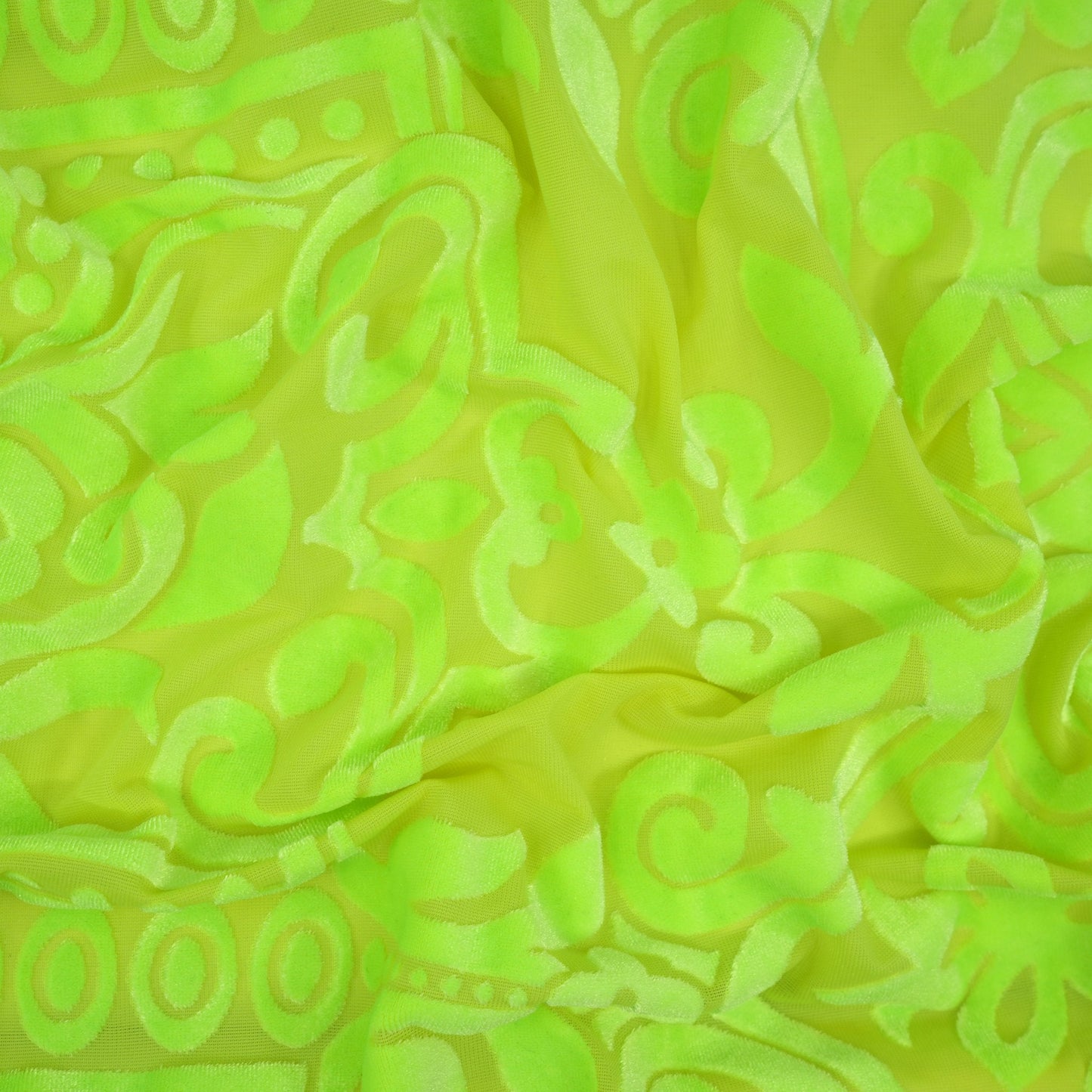 Ice Burnout Stretch Velvet Fabric | Blue Moon Fabrics