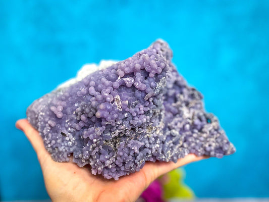 7" LARGE Purple Grape Agate