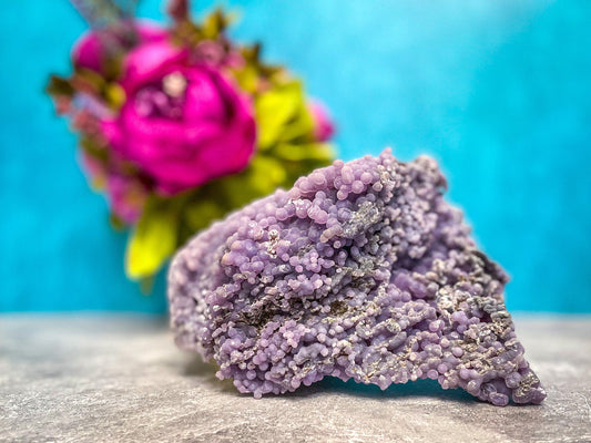 7" LARGE Purple Grape Agate