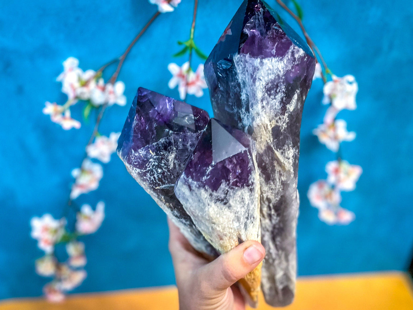 HUGE AMETHYST Spear