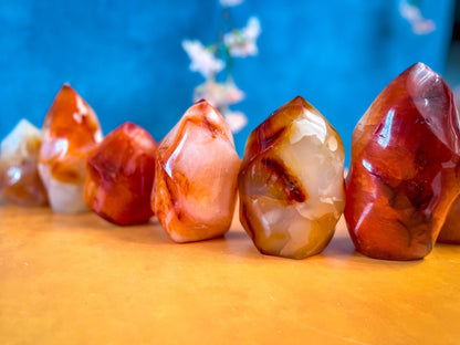 BEAUTIFUL Carnelian Crystal Flames
