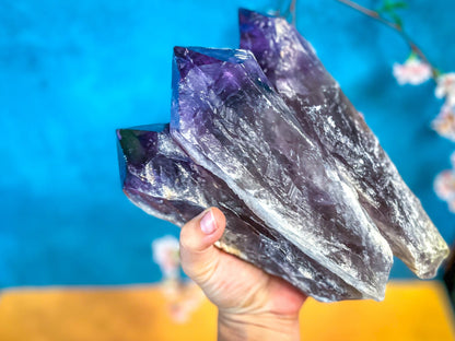 HUGE AMETHYST Spear