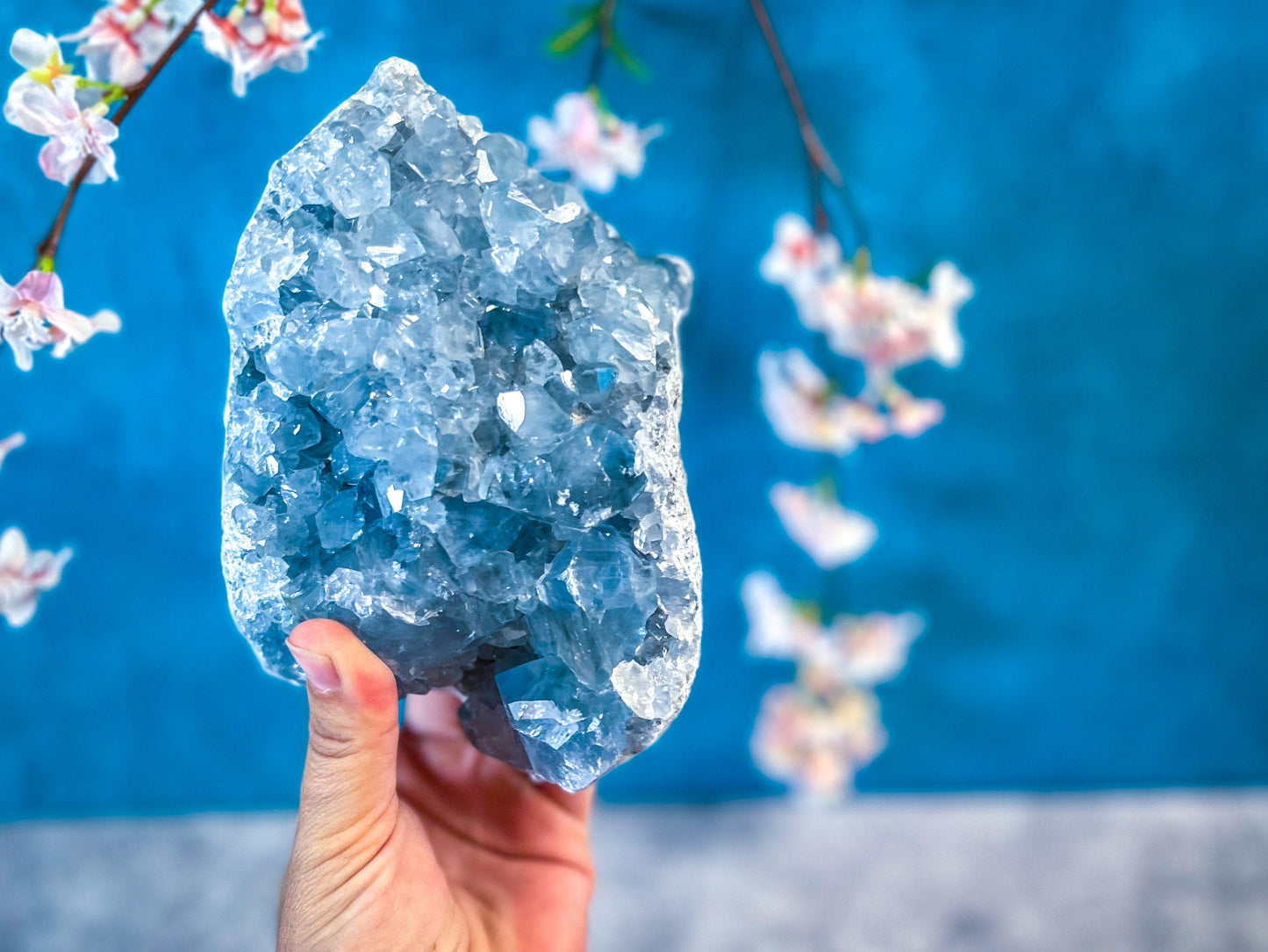 Ethically Sourced Raw CELESTITE Geodes 3 - 5 1/2 lbs!