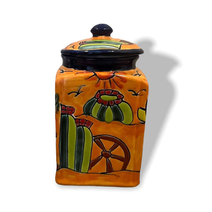 Talavera Canister Set | Colorful Handmade Panchito Pottery