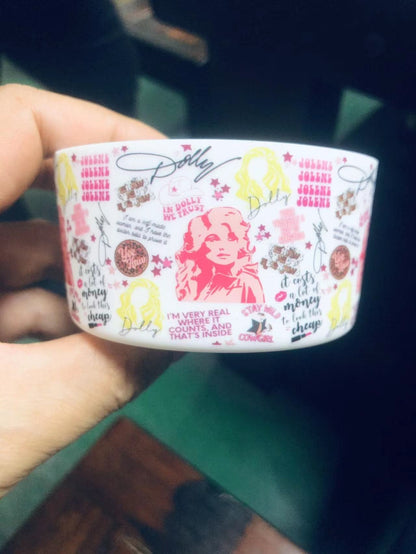 Dolly Parton Silicone Boot Bumper Sleeve for tumblers