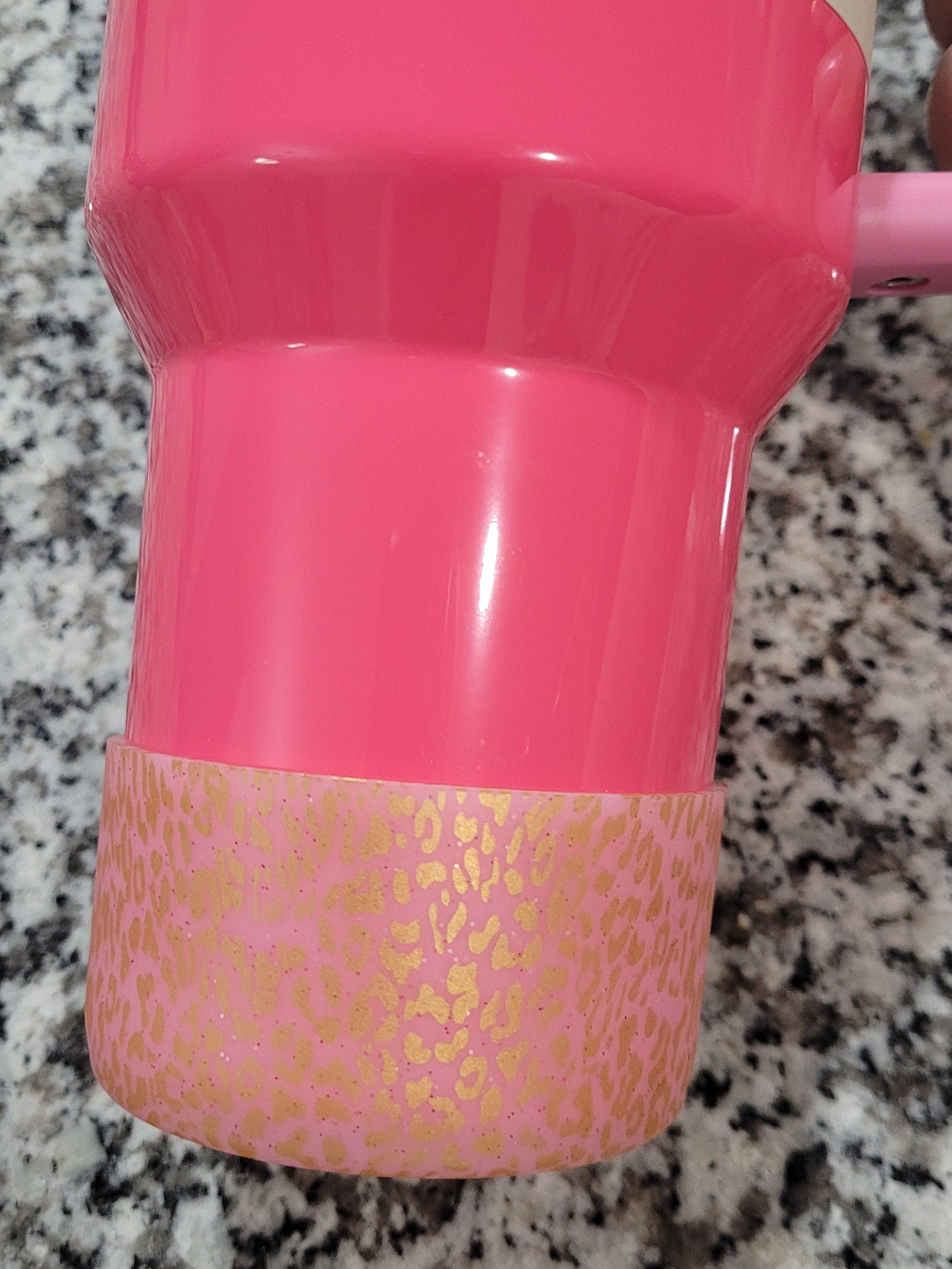 PinkGolden Leopard Silicone Boot Bumper for Tumbler