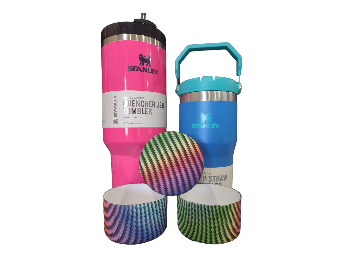 Trippy Swirls Silicone Boot Bumper Sleeve for tumbler