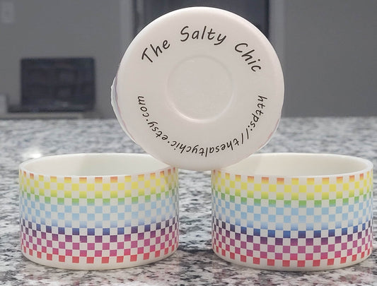 Bright AF Checkers Silicone Boot Bumper Sleeve for tumblers