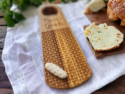 Olive Wood Gnocchi Board – Deep Grooves for Classic Texture