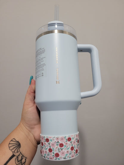 Christmas Blooms Silicone Boot Bumper Sleeve THE SALTY CHIC