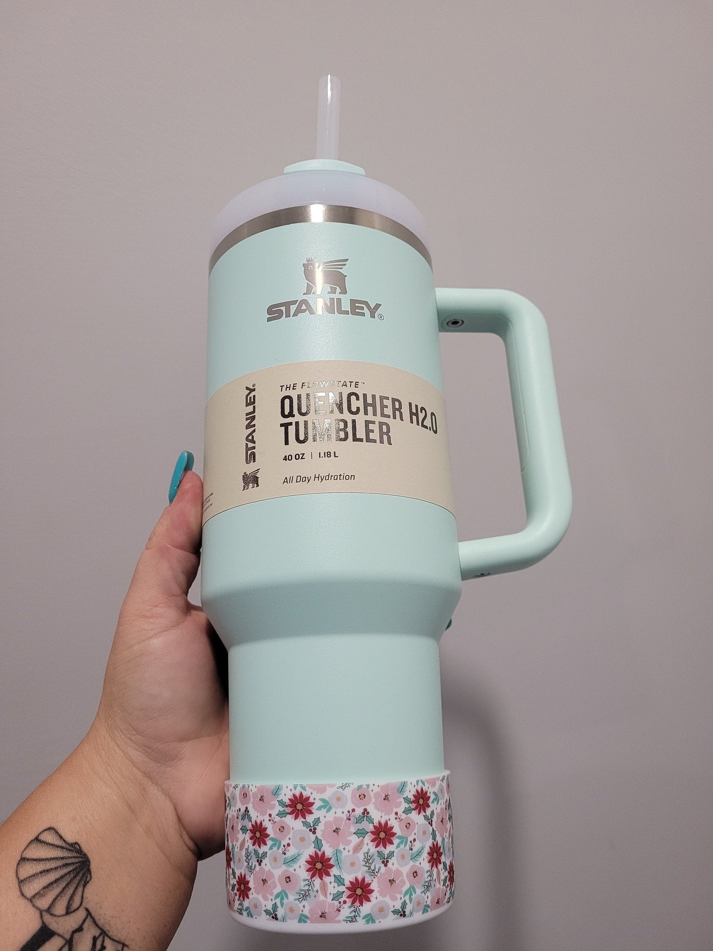 Christmas Blooms Silicone Boot Bumper Sleeve THE SALTY CHIC