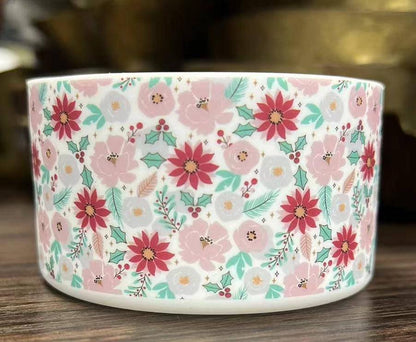 Christmas Blooms Silicone Boot Bumper Sleeve THE SALTY CHIC