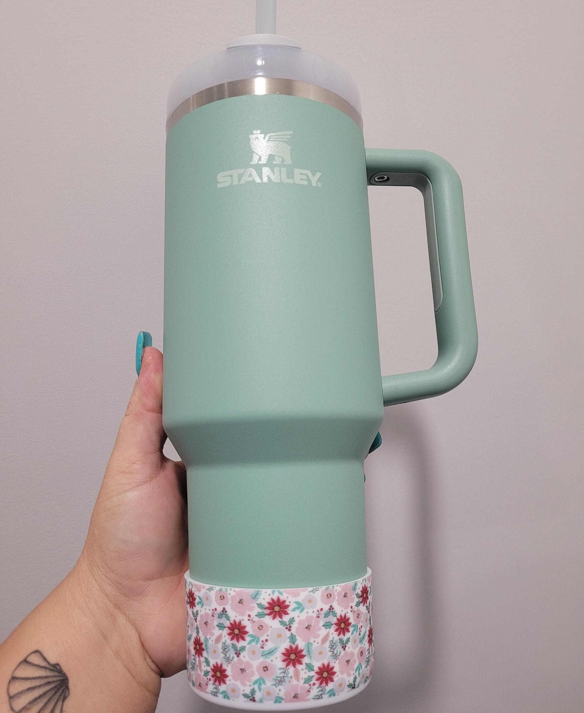 Christmas Blooms Silicone Boot Bumper Sleeve THE SALTY CHIC