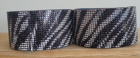 Blingin' Zebra Silicone Boot Bumper Sleeve for Tumblers