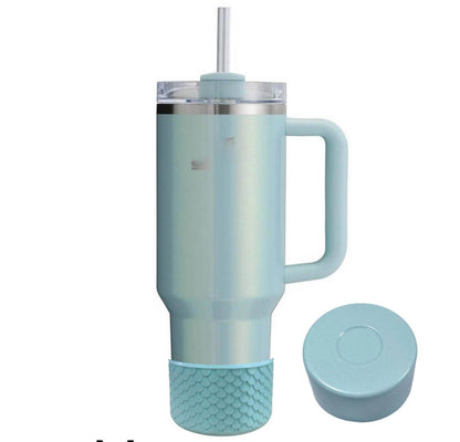 Blueberry Milk Mermaid Shimmer Silicone Boot Bumper Sleeve