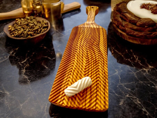 Olive Wood Gnocchi Board – Deep Grooves for Classic Texture