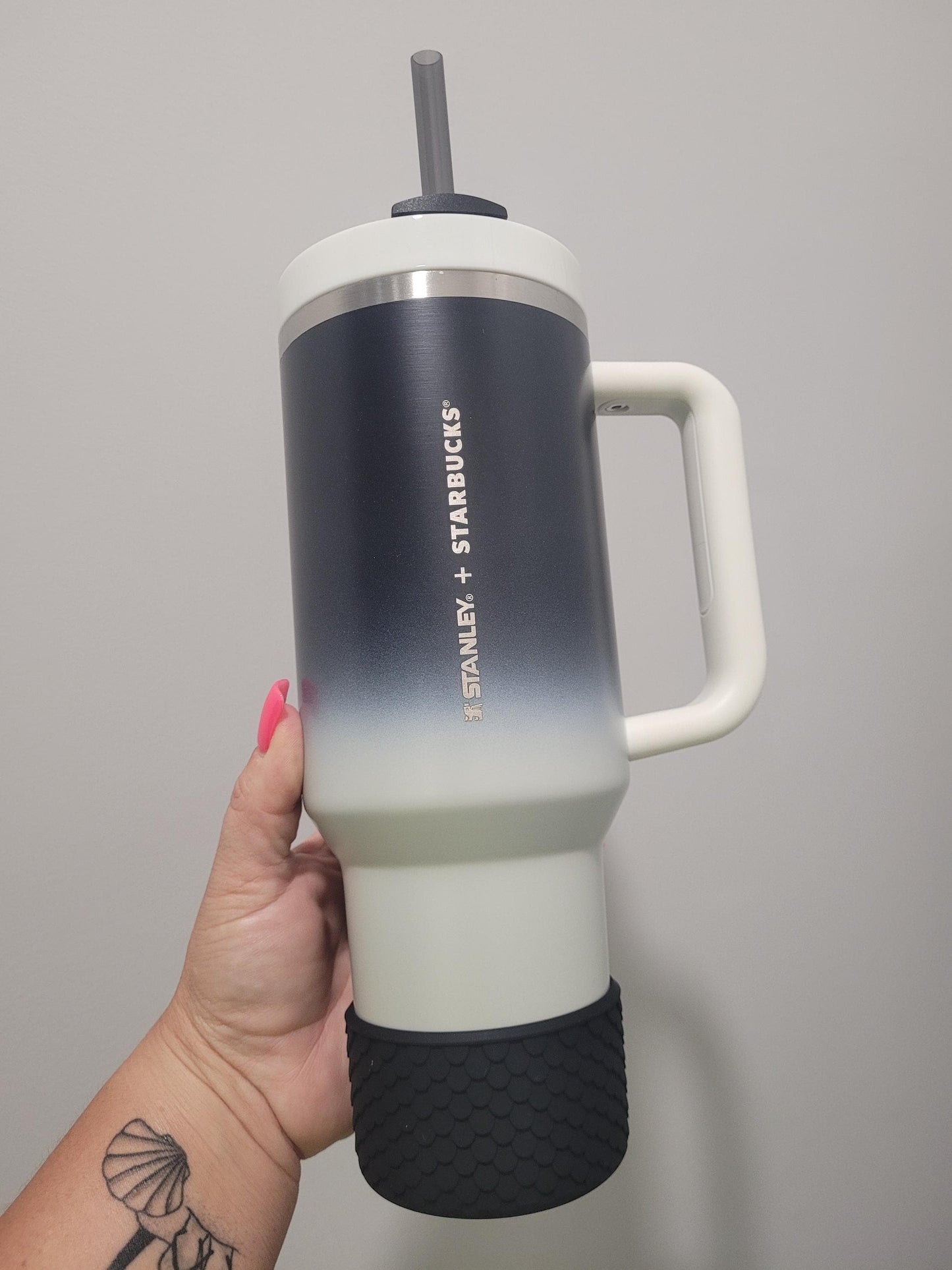 Black Mermaid Silicone Boot Bumper Sleeve for tumblers