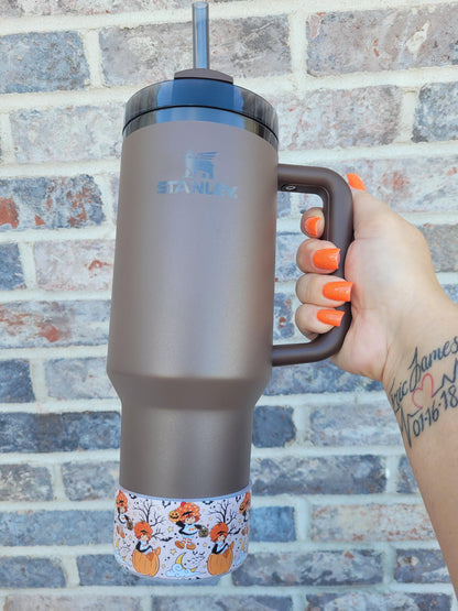 Pumpkin Shortcake Silicone Boot Bumper Sleeve for tumblers