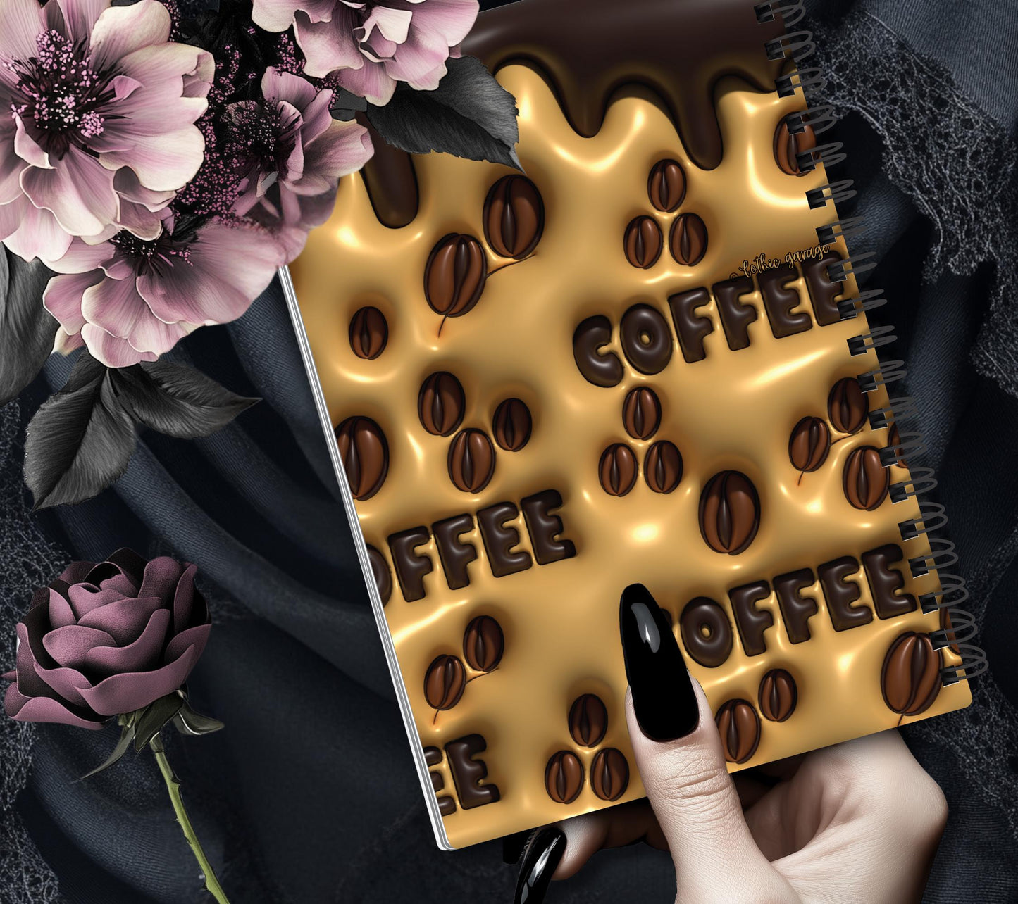Coffee Beans Reusable Sticker Book, Perfect Fun Gift to Personalize for Coffee Lovers & Sticker Collectors