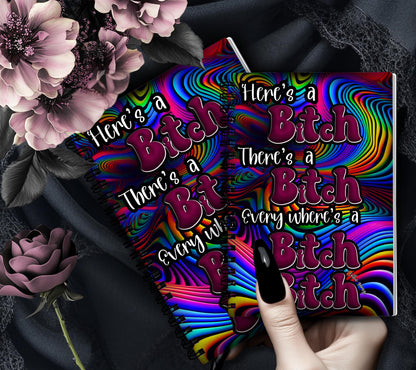 Psychedelic Sweary Rhythms Reusable Sticker Book, Adult Vibe Sticker Album, Perfect Gift to Personalize for Sticker Collectors