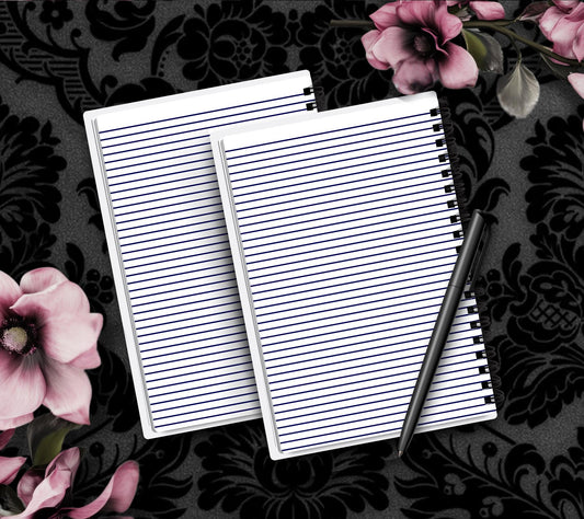 Gothic 3rd Eye Skeleton Hand Notebook Hand Drawn Detail  – 160 Lined Pages for Daily Tasks, Notes, and Personal Writing