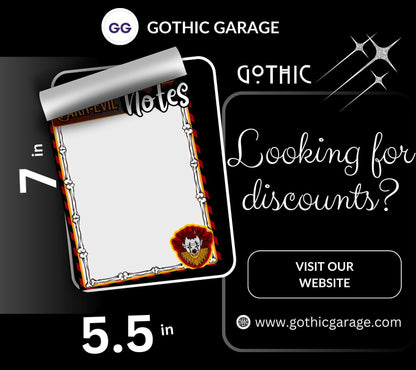 Carn-Evil Notepad: Creepy Carnival To-Do List, Horror Fan Stationery
