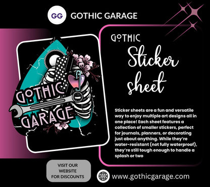 Angry/Grumpy Cartoon Cats Sticker Sheets for Collecting and Scrapbooking - High-Quality, Vibrant Designs, Perfect Budget Friendly Gifts