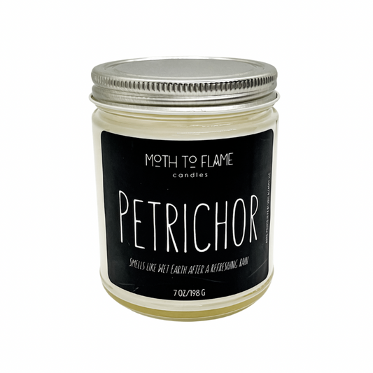 Petrichor – Grounding Earth-Scented Candle (7 oz) Moth to Flame Candles
