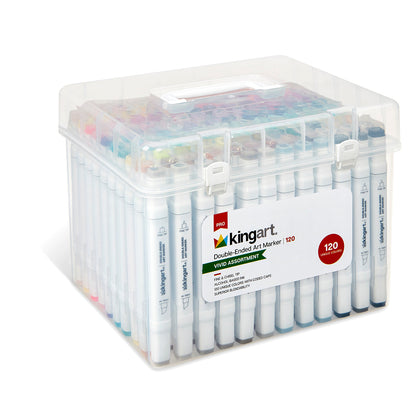 Double-Ended Alcohol Markers - 120 Colors