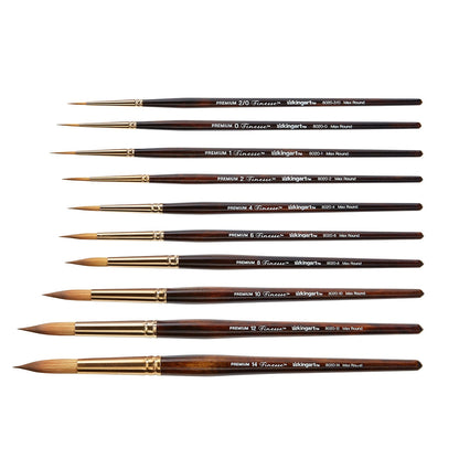 Finesse™ 8020 Ultra Round Brushes 10 pc