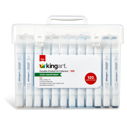 Double-Ended Alcohol Markers - 120 Colors