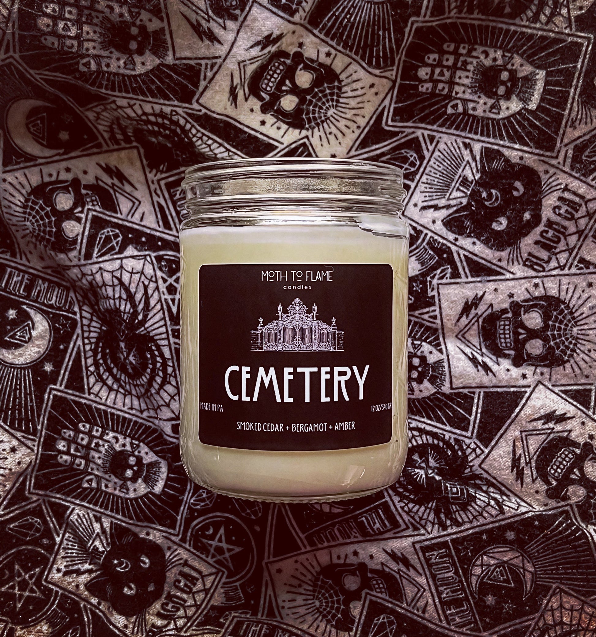 Cemetery – 7 oz Candle Moth to Flame Candles