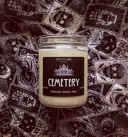 Cemetery – 7 oz Candle Moth to Flame Candles