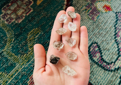 RARE Golden Enhydro Quartz PETROLEUM QUARTZ